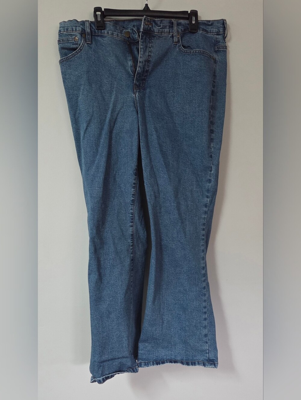 Lauren Jeans Company (Ralph Lauren) Classic Women's Blue Denim Jeans In Size 16